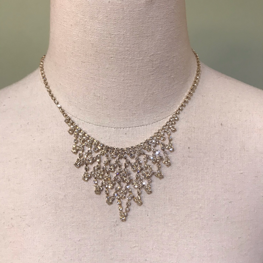 New! Gold/Silver Necklace And Earrings Set